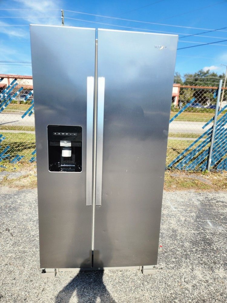 Whirlpool Stainless Steel Side By Side Refrigerator