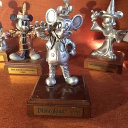 Disney's "Disneyland" 1955 pewter figurine