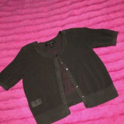 Tommy Bahama Size XS Army Green Button Down Thin Sweater