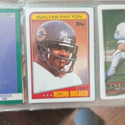 Walter Payton Hall Of Fame Card