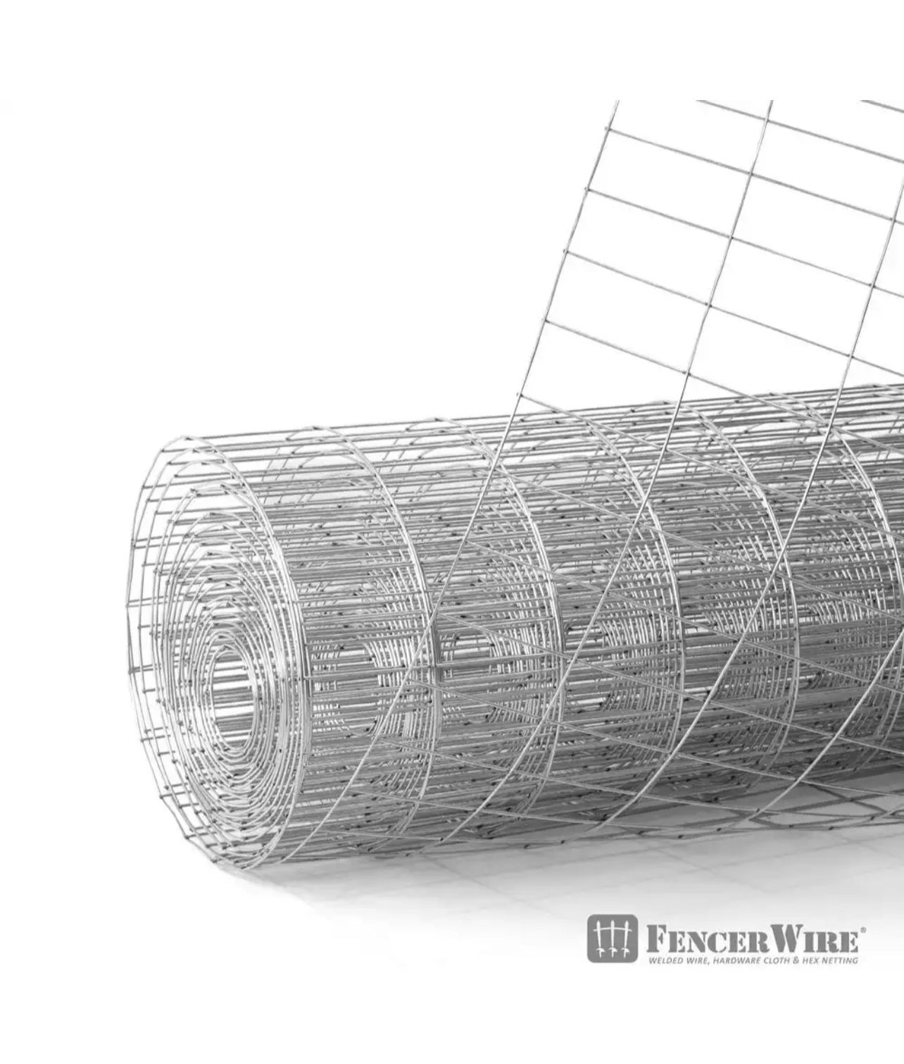 Fencer Wire 4 ft. x 100 ft. 12.5-Gauge Welded Wire Fence with 2 in. x 4 in. Mesh, Galvanized Welded Fence Wire Roll
