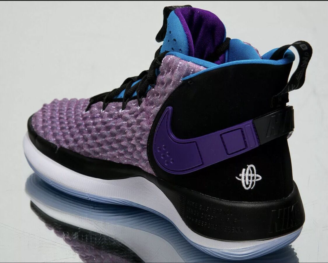 Nike AlphaDunk Basketball Shoes Voltage Purple Black BQ5401  display picture 1
