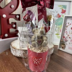 Valentine’s Gift Set With Eau De Toilette Spray,chocolate And Mini Foam Bear