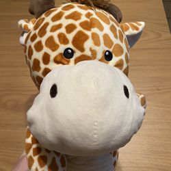 Kellytoy Giraffe Plush 10 Inches Stuffed Rattle Crinkle Ears Animal Toy 18” RARE