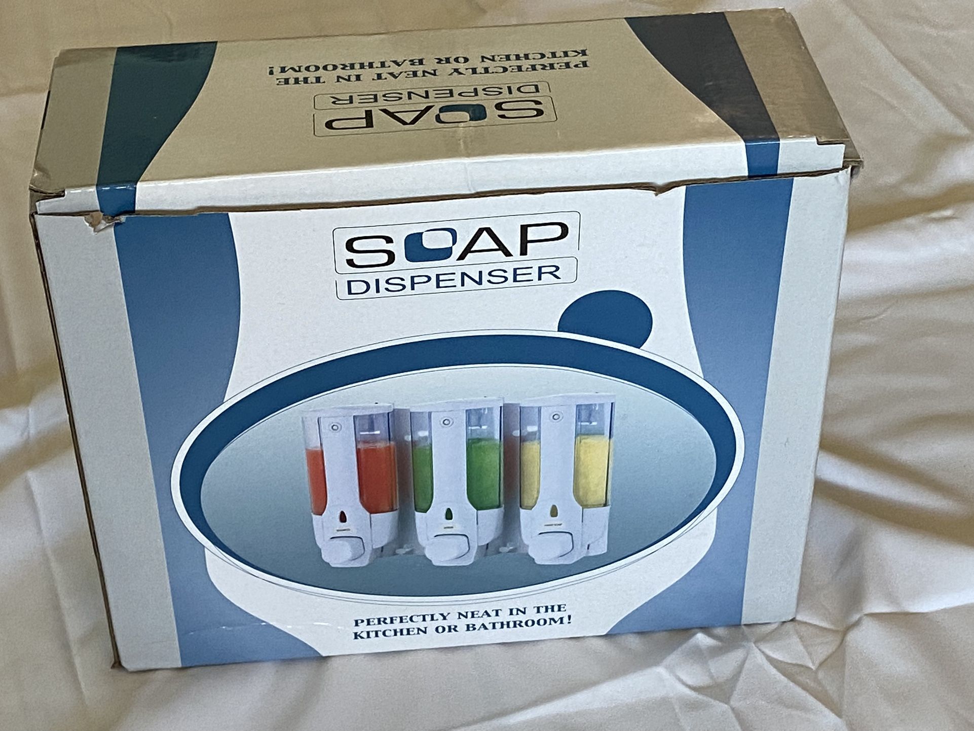 3 in 1 Soap Dispenser Drill Mounted
