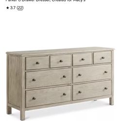 Dresser, Nightstand, Mirror, For Macys By Parker 