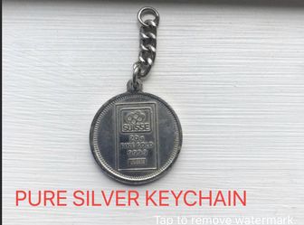 REAL SILVER KEYCHAIN