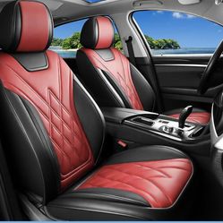 Car Seat Covers Compatible with GMC Terrain 2010-2025 2026 - Full Set 5 Seats Luxury Leather All-Weather Seat Cushions & Protectors, Waterproof & Brea