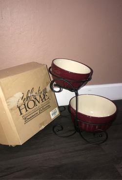 Celebrating Home/Home Interiors Bowls and Stand, each sold separately