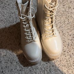 From SHEIN, Khaki Color, And Size 5.5 In Women’s.