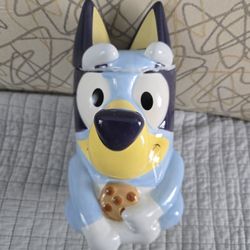Disney Bluey Cookie Jar Ceramic Figural Style
