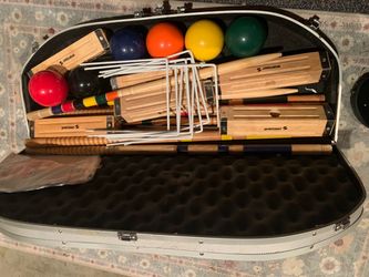 Brand new (never used) croquet game