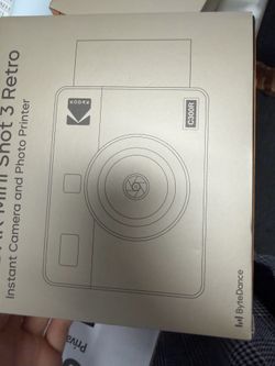 Kodak Mini Shot 3 Retro Instant Camera & Photo Printer Bundle