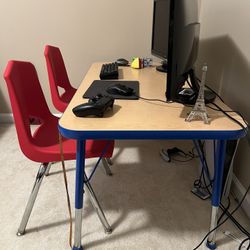 Toddler Kids Activity Table Desk & Chairs