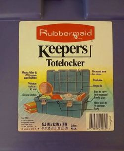 Rubbermaid Tote FootLocker