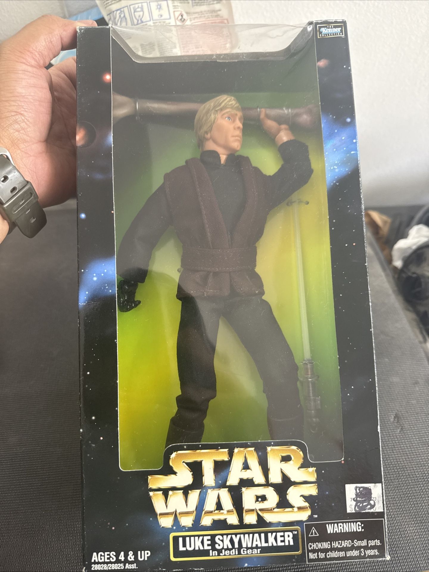 Star Wars Luke Skywalker 12 Inch Action Figure in Jedi Gear Sealed Vintage 1998