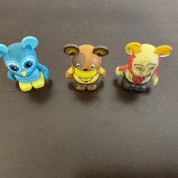 Disney Vinylmation 3" lot of 4 Myths and Legends Gargoyle & Pan, Chinese Zodiac And China