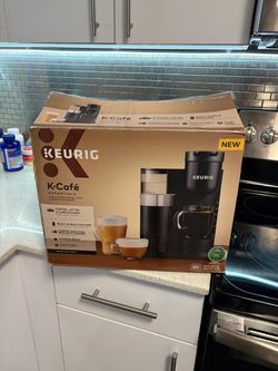 Keurig K-Café Essentials Single Serve Coffee & Latte Maker (+ 2 Reusable Pods!)