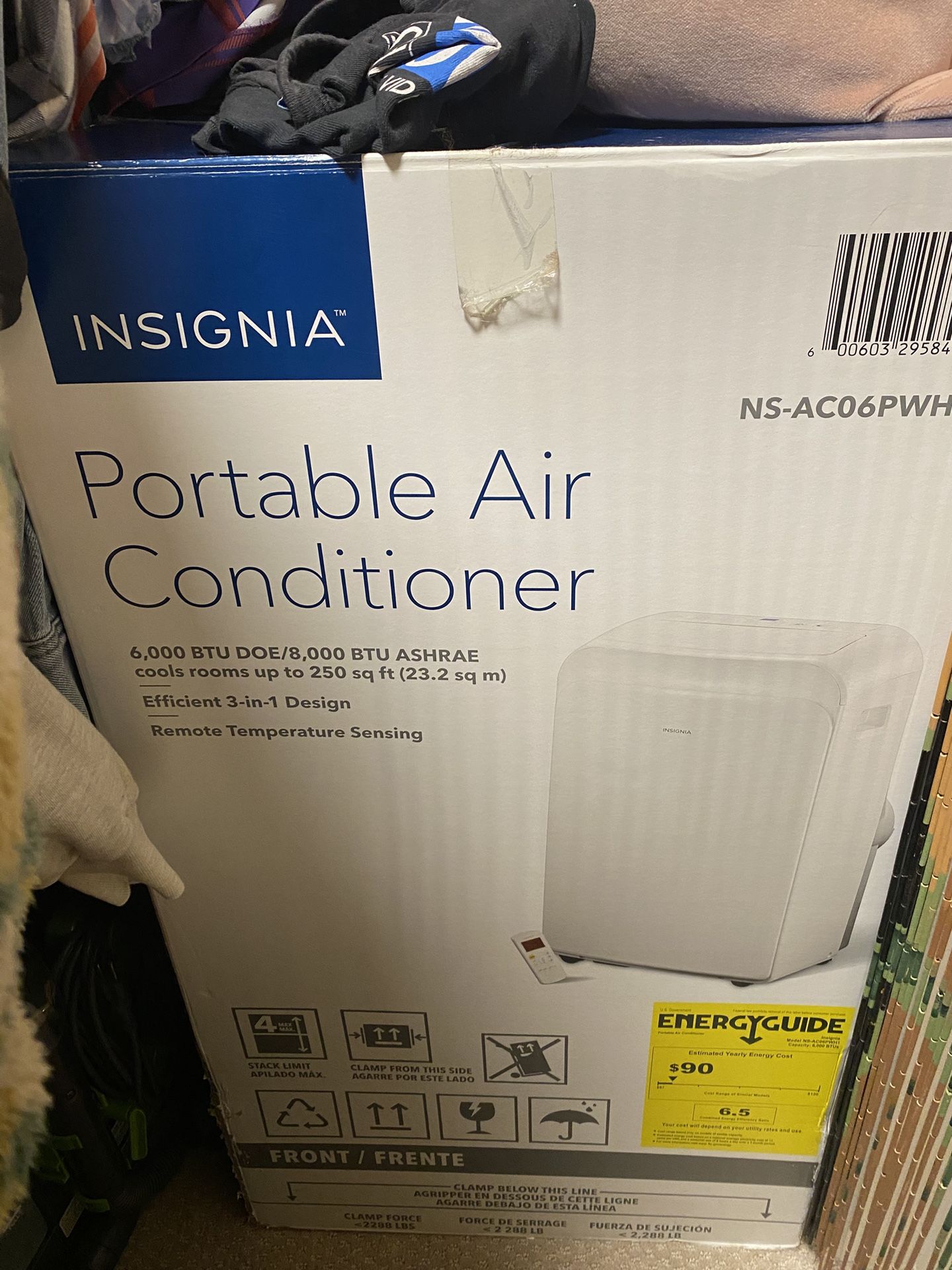 Insignia Portable AC Unit 250sqft