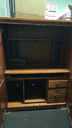 Wooden Cabinet Doors with Slatted Panel Detail