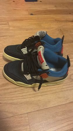 size 8.5 jordan 4 union off noir