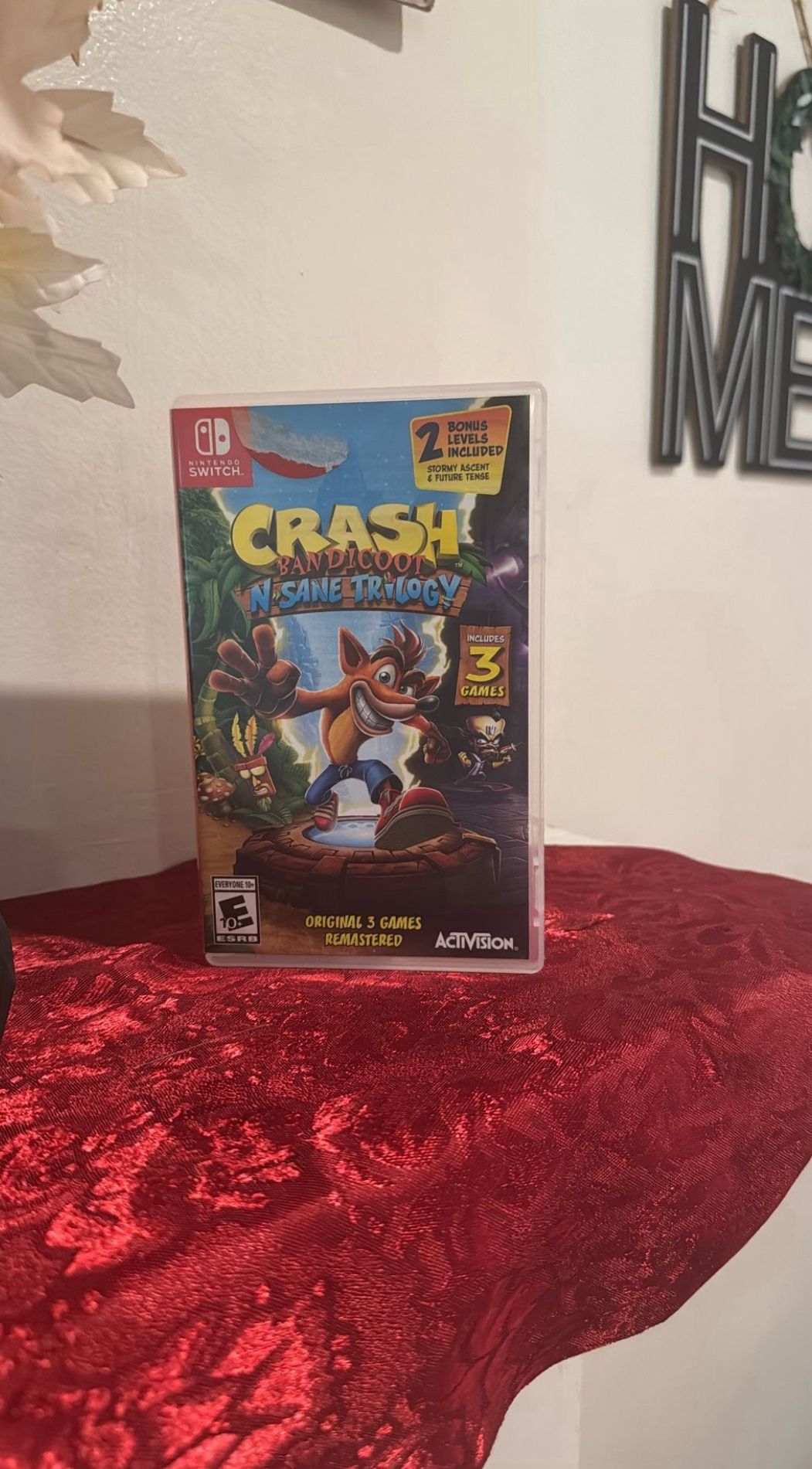 Crash Bandicoot N. Sane Trilogy – Nintendo Switch (3 Games in 1, Excellent Condition)