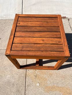 Teak End Table