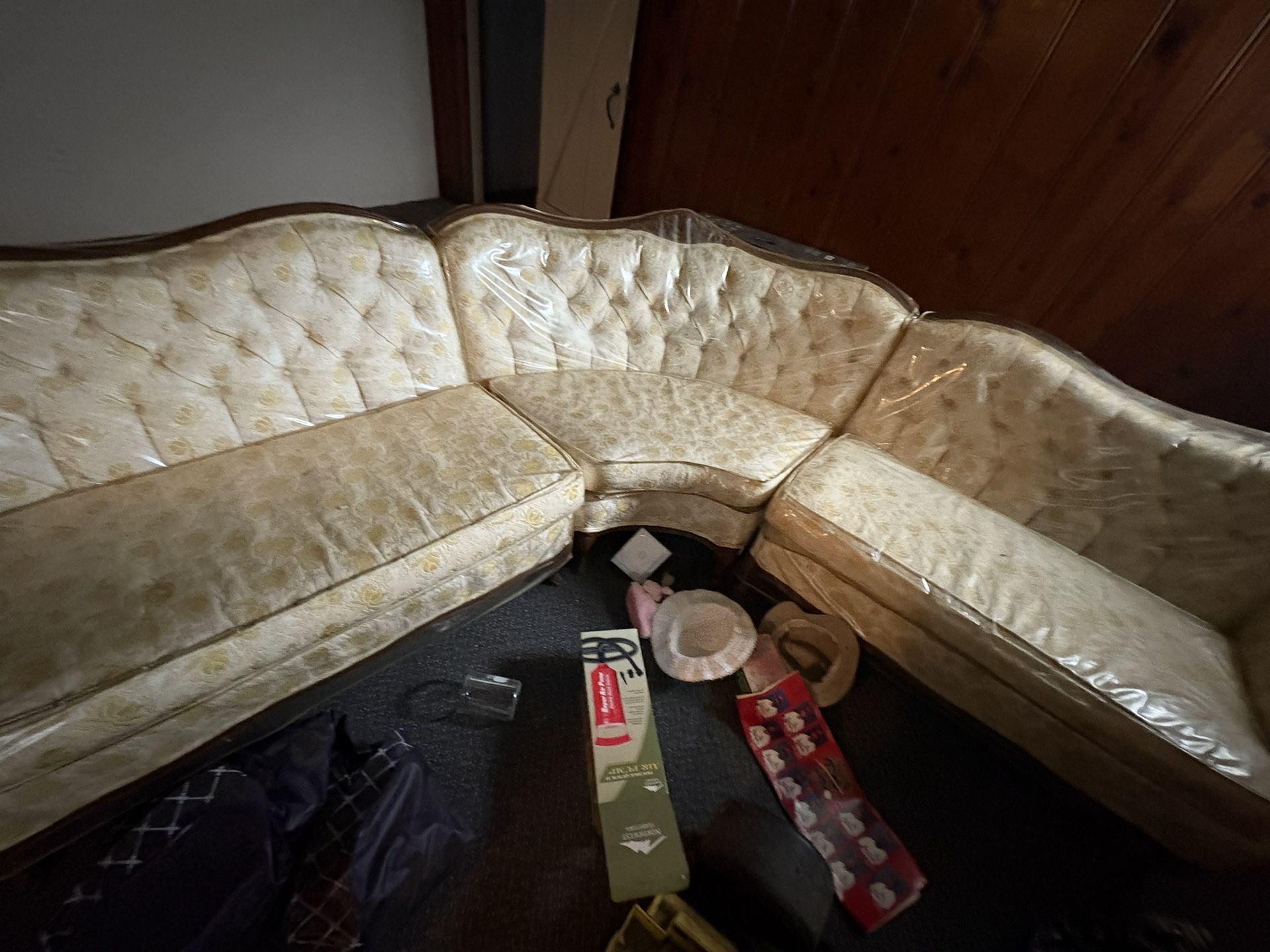 Antique Sofa Never Out Of Plastic