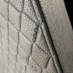 Nice Gray Mattress And Box Spring 