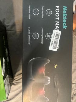 Heated foot massager