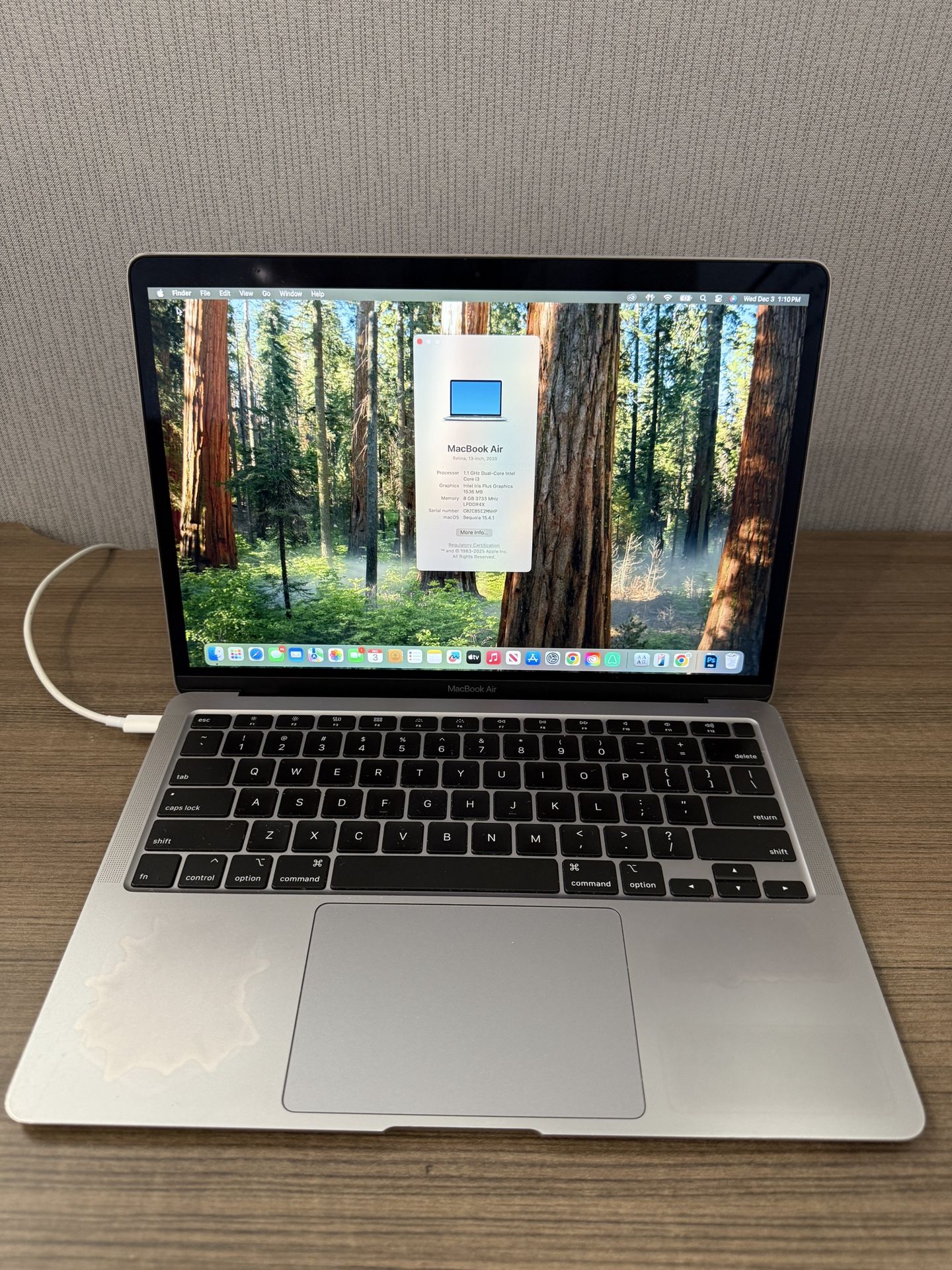 2020 MacBook Air - Works Great Some Sticker Marks 