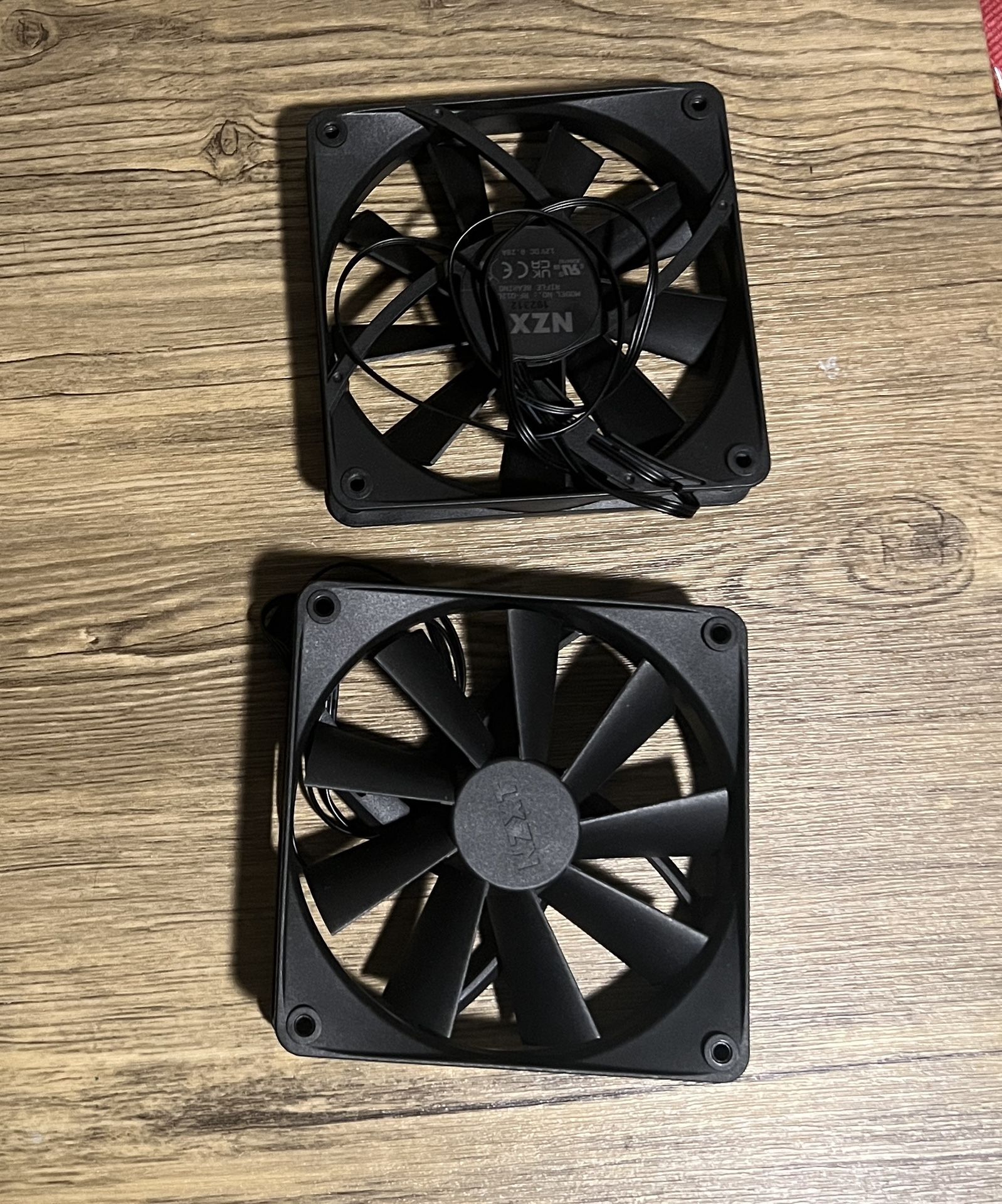 2 120mm NZXT Computer case fans