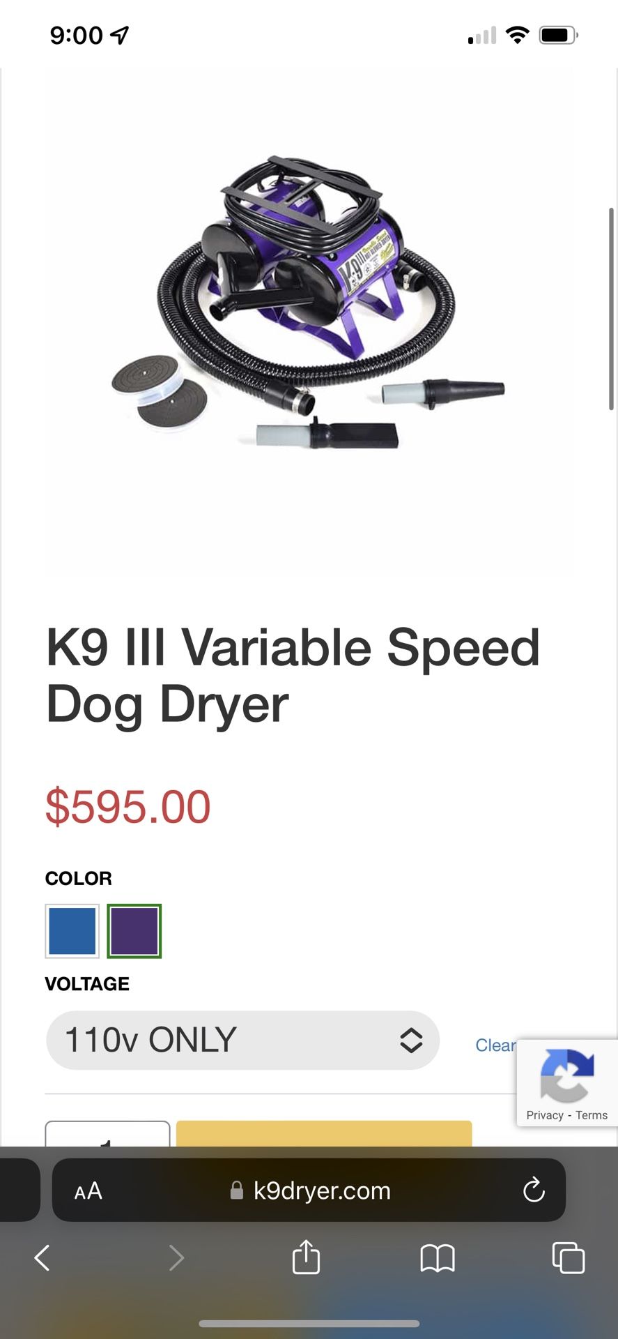 K9 Dryer For Sale