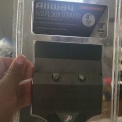 H/d Floor Scraper 4in Blade 18 In Handle