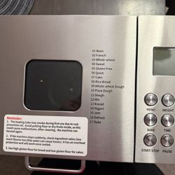 2LB Bread Maker Machine, OSIPOTO 17 in 1 Automatic Stainless Steel Bread Machine