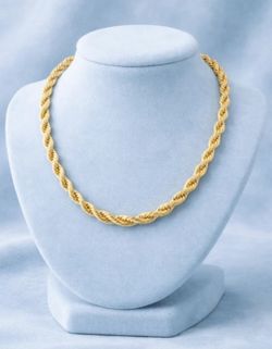 18" 5MM Gold Rope Chain