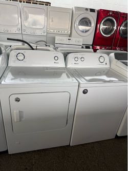 Amana top load washer and gas dryer set