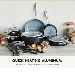 Cookware 12 Piece  Green Pan Swift