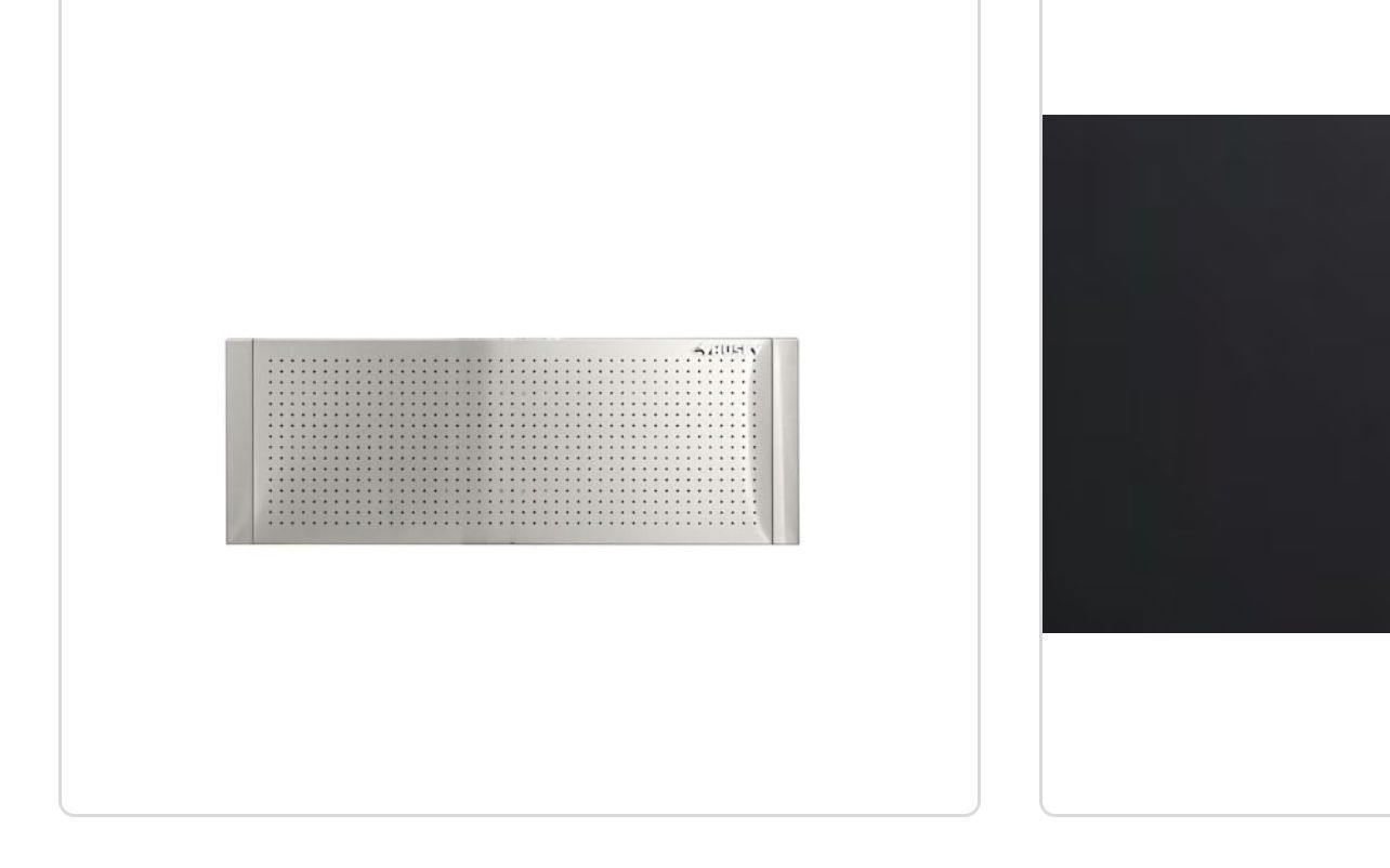 Husky 52 in. W to 72 in. W Adjustable Pegboard Stainless Steel