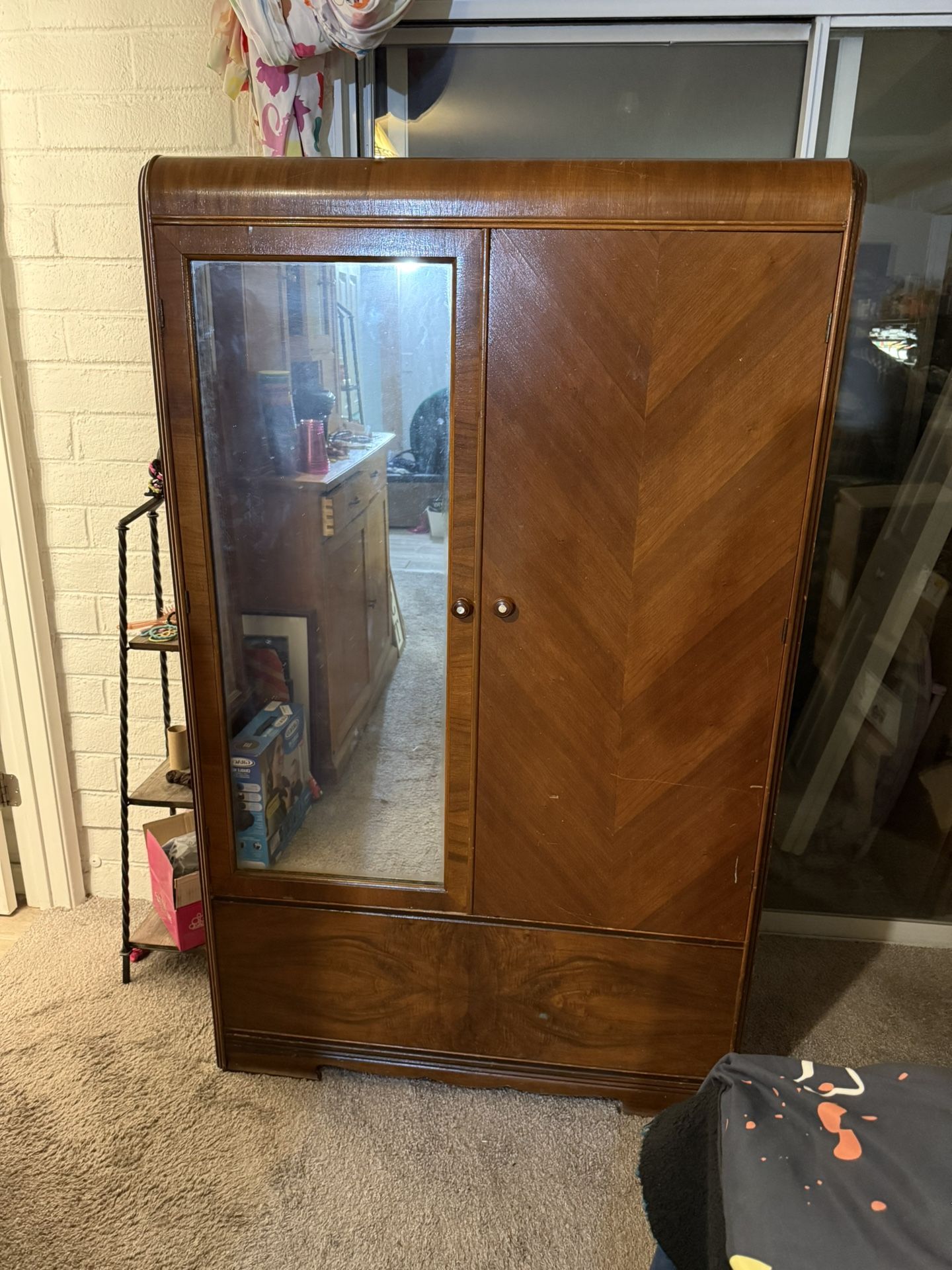 Vintage Cedar Lined Wardrobe