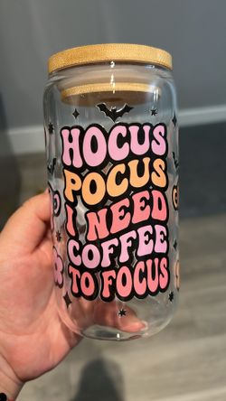 Glass 16oz Cup