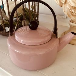 Adorable pink coffee pot