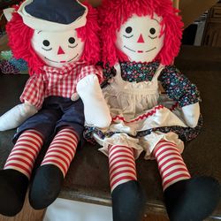 Raggedy Ann And Andy Dolls