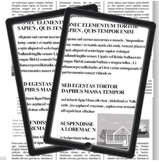 [2 Pack] 5X Magnifying Glass for Reading, 7x5 inches Large and Lightweight Magnifier Provide Full Book Page Viewing Area Perfect Handheld Magnifier