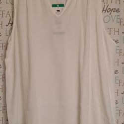 Cristina B White Women's Blouse XL