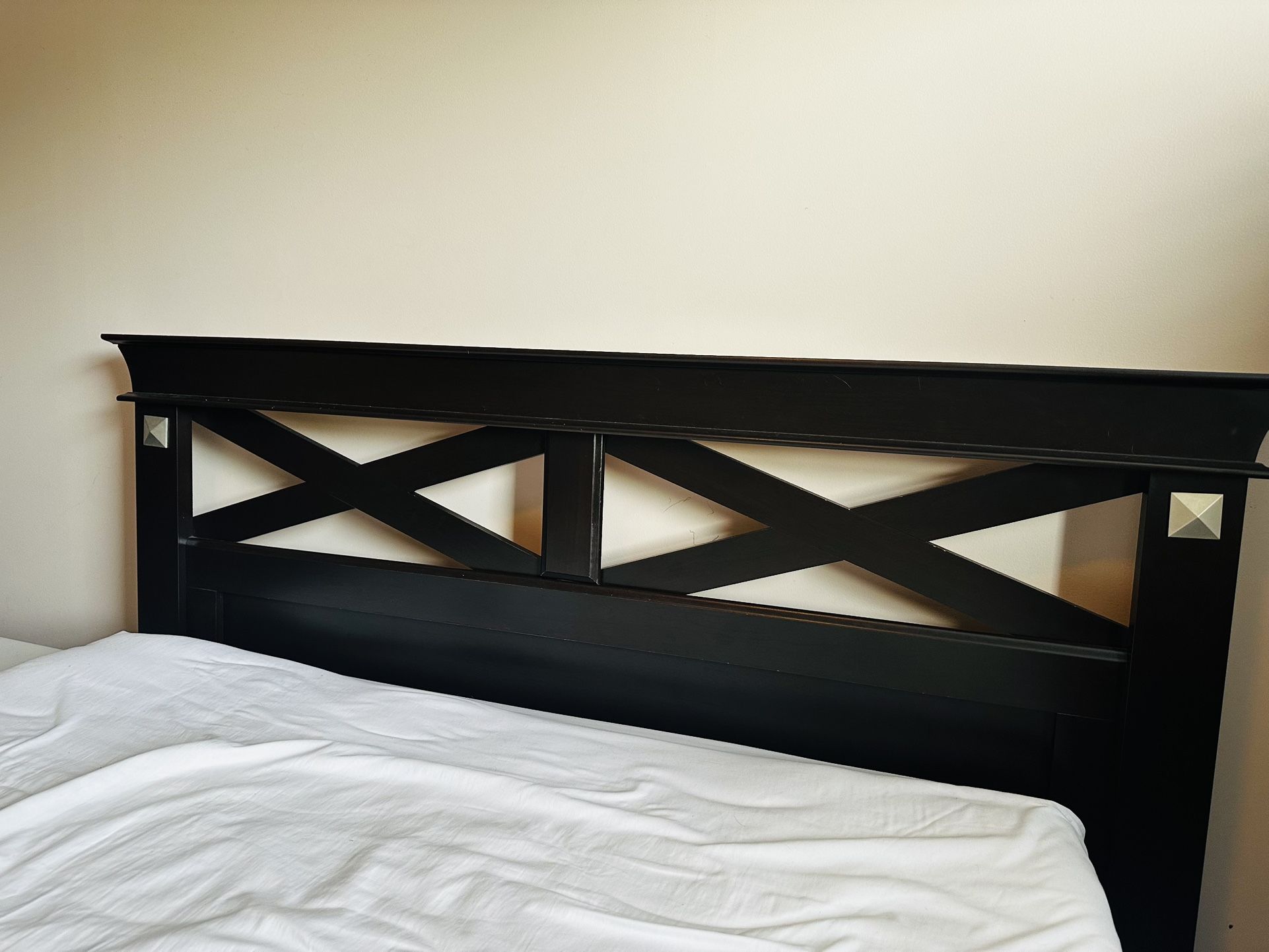 The Room place Queen Bed Frame with Box Spring