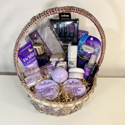 Purple Lavender Spa Soap Beauty Bath  Products Gift Basket Purple Women Teenage Girl