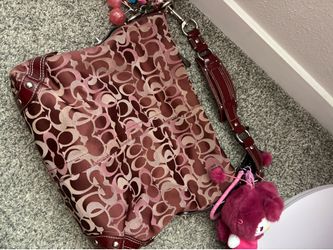 Coach Carly Optic Signature Purse