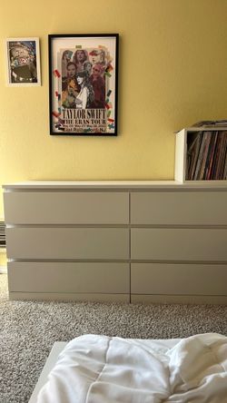 ikea 6 drawer malm dresser