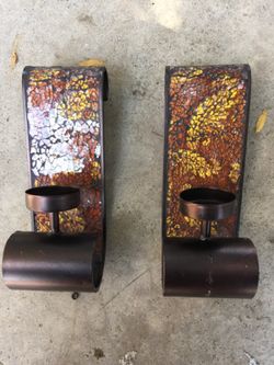 Hanging candle holders